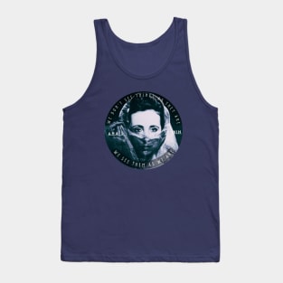 Anaïs Nin portrait and a quote of talmudic origin: We Don’t See Things As They Are, We See Them As We Are Tank Top